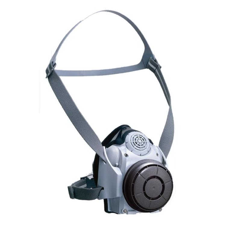 重松 電動ファン式呼吸用保護具 半面形面体 Sy11G2（本体・フィルターセット品） ※指定防護係数 14 防塵マスク