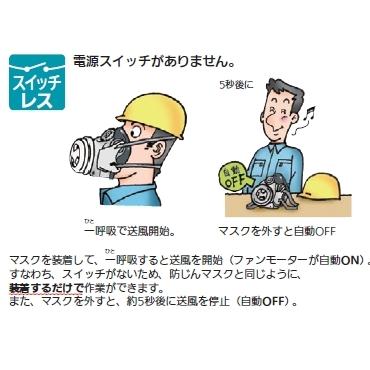 電動ファン付き呼吸用保護具 Sy28 1個 本体のみ フィルタ別売 重松