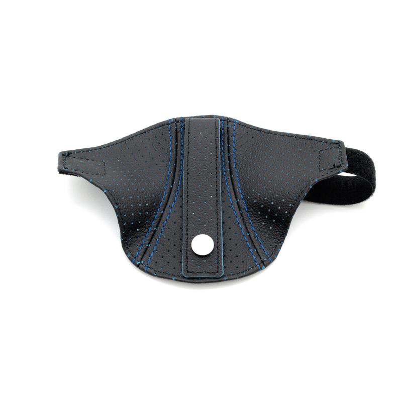 パサコン 日本製 JADE 本革シートベルトガイド パンチングタイプ(本革×ブルー