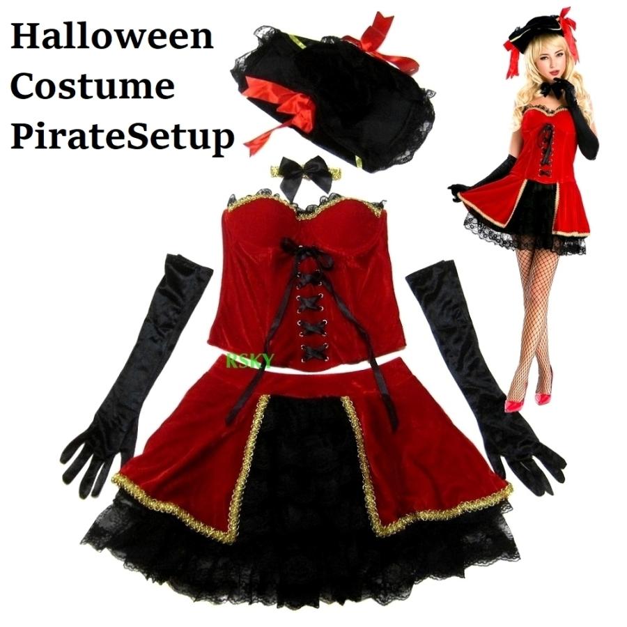#2 ハロウィン コスチューム 海賊 フルセット 41qbLQz6ugL.jpg_BO30,255,255,