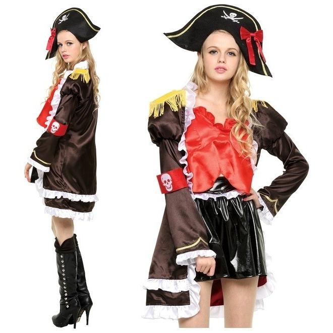 海賊 コスプレ フリルジャケット パイレーツ ハロウィン 4点セット 