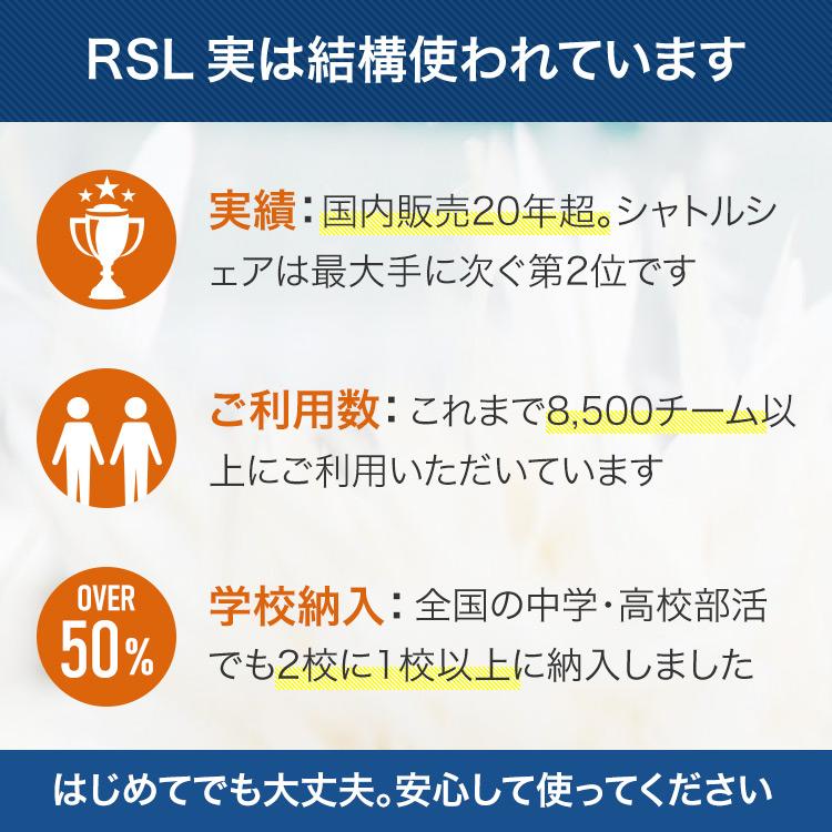 RSL シルバーフェザー バドミントンシャトル 第2種検定球 1本12球入 スピード番号(2番 3番 4番 5番) ゲーム練習に 耐久性シャトル 試合球 | RSL | 17