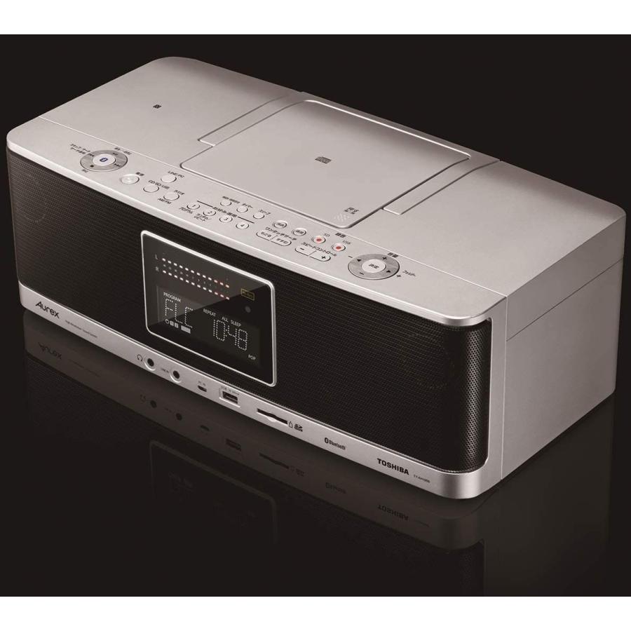 激安特価 東芝 Cdラジオ ハイレゾ対応 Bluetooth搭載 Aurex Ty Ah1000 S ブラック グレー 正規店仕入れの Searchshop Gr
