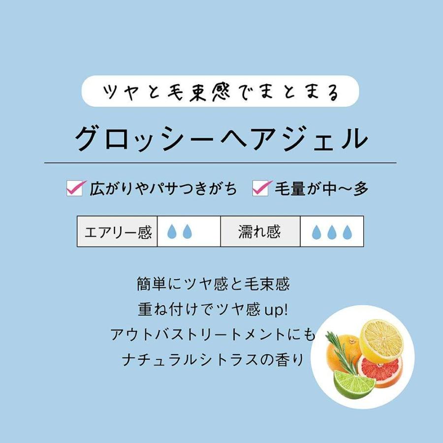 エアリー&イージー グロッシーヘアジェル 100g コスメテックスローランド｜rsmart｜04