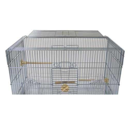 HOEI 鳥かご 鳥かご HOEI 465オカメステンレス 底色ホワイト 中型インコ 大型
