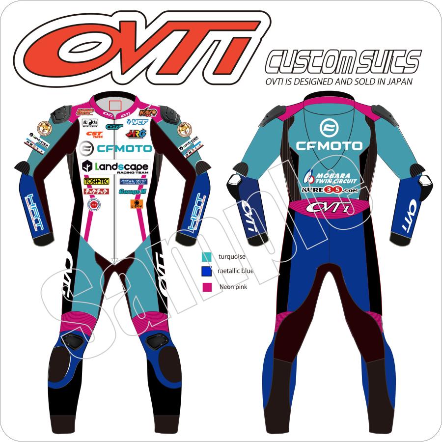 MFJ公認 フルオーダーレーシングスーツ OVTI オヴティ 革ツナギ MFJ公認 フルオーダーレーシングスーツ OVTI オヴティ 革ツナギ