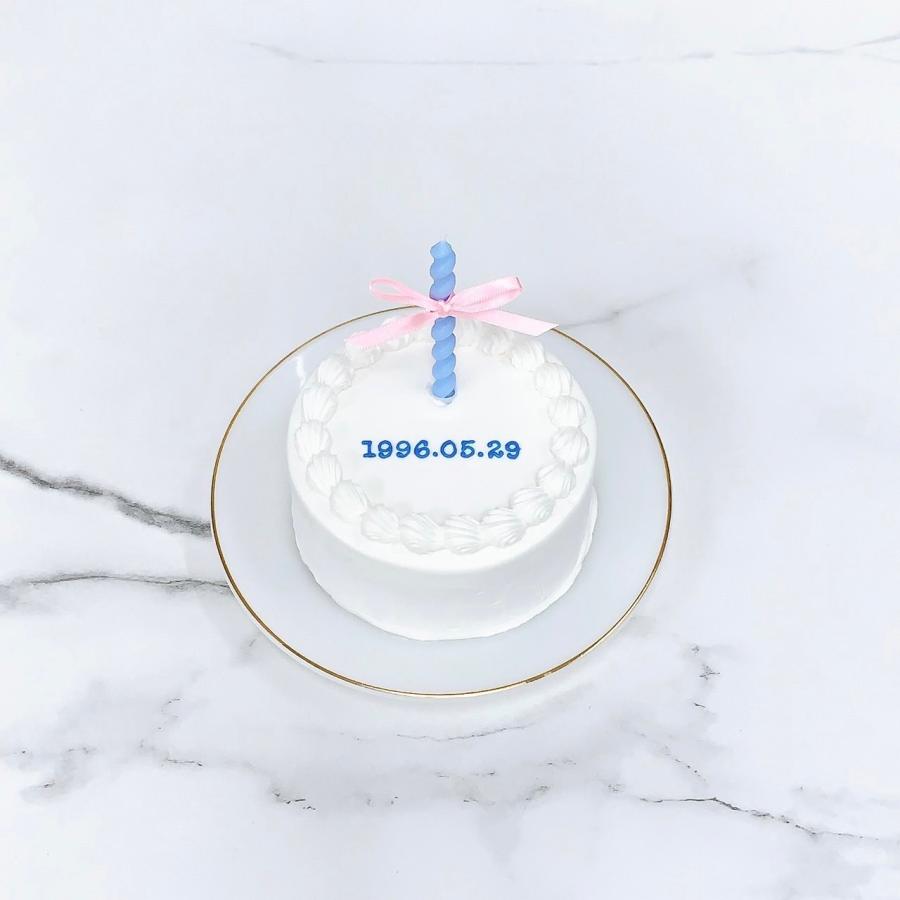 リボンキャンドル付き センイルケーキ 4号｜12cm 2〜3名様向け｜誕生日
