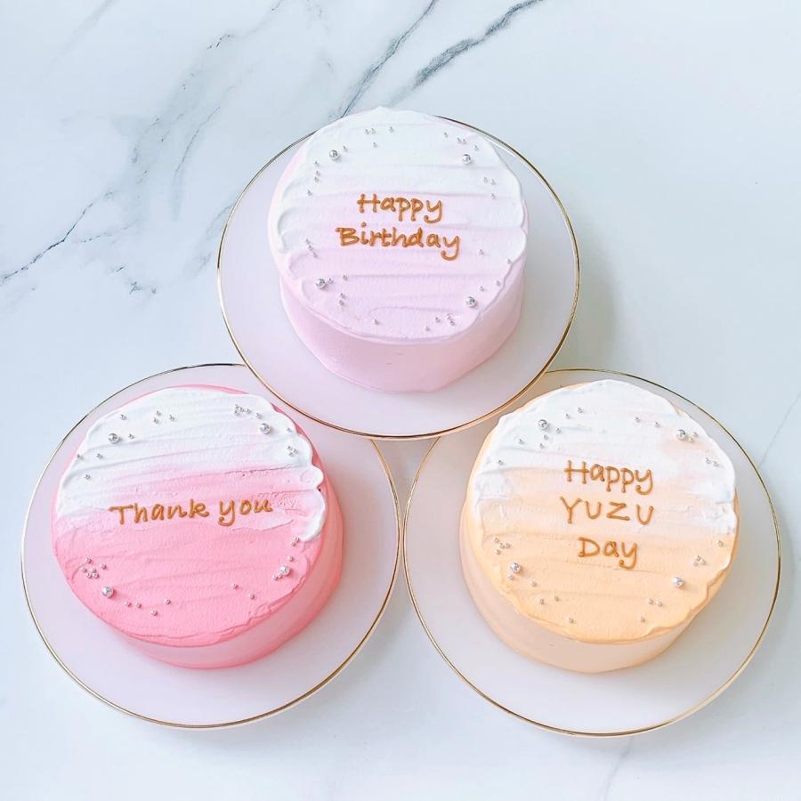 選べる9色 センイルケーキ（上下グラデーション） 5号｜15cm