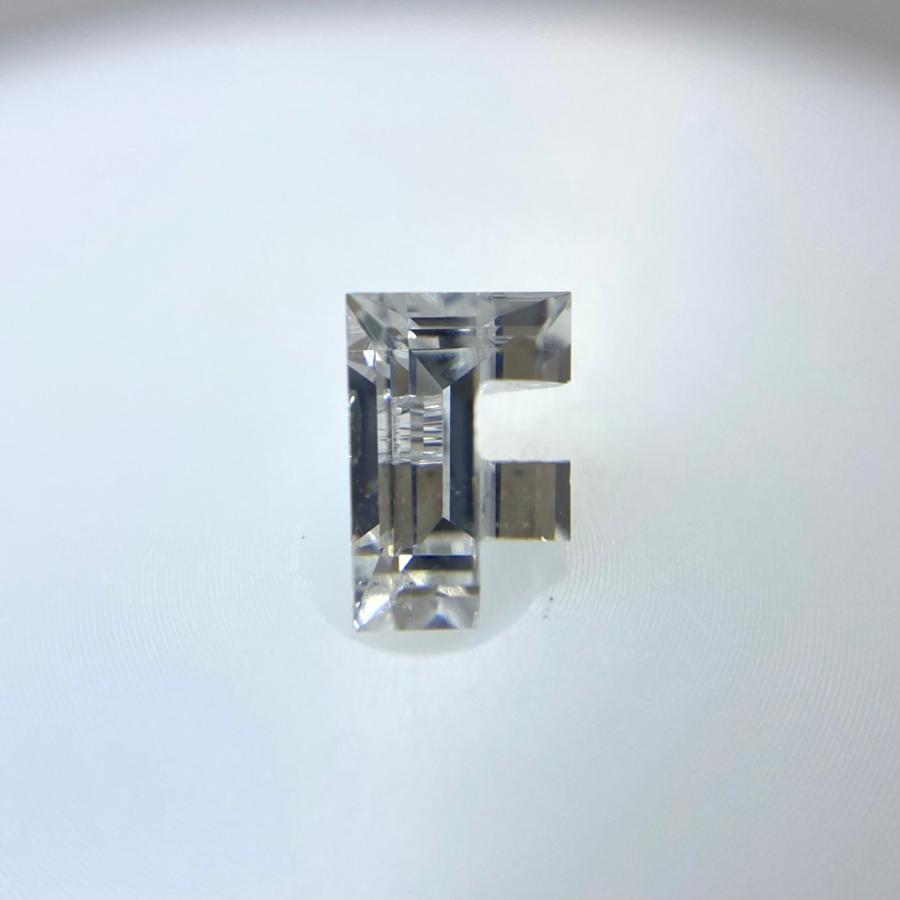 【値下げ中】 ダイヤモンド！アルファベットFの形！ Eカラー SI1/0.434ct/RT0439/CGL 【UO2484421459】(89600円)