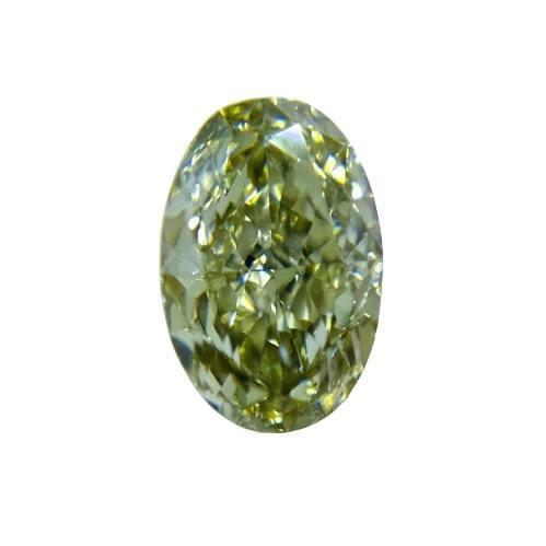 カメレオン！FANCY GRAYISH GREEN YELLOW 0.461ct OV/RT1077/CGL