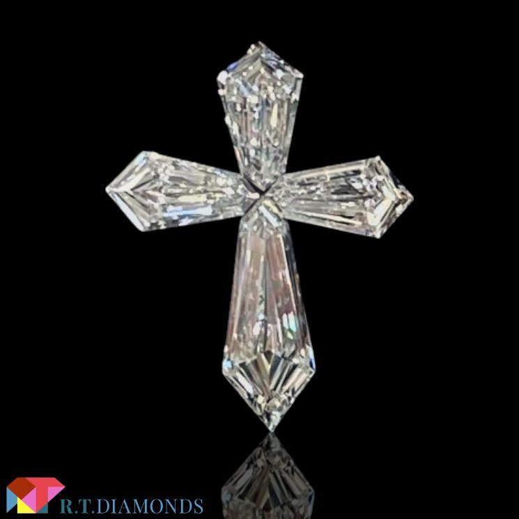 CROSS 十字架形ダイヤモンドセット 0.817ct 4PC/RT1414/CGL : rt1414 