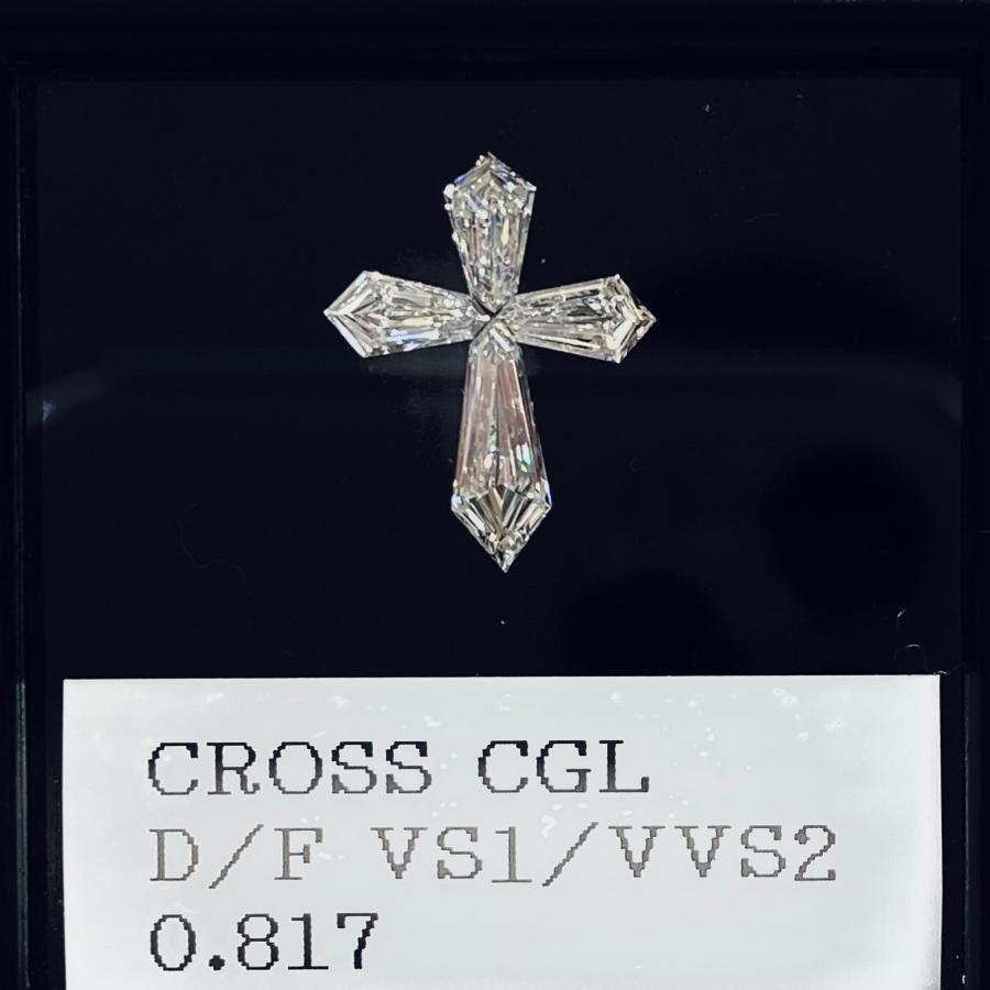 CROSS 十字架形ダイヤモンドセット 0.817ct 4PC/RT1414/CGL : rt1414 