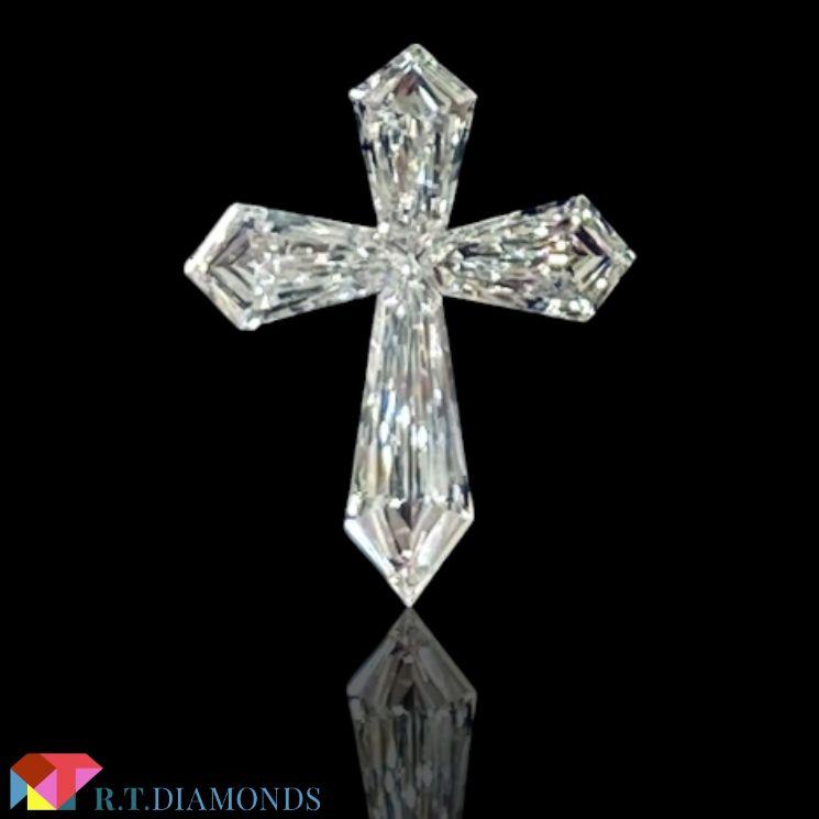 CROSS 十字架形ダイヤモンドセット 0.329ct 4PC/RT1417/CGL 