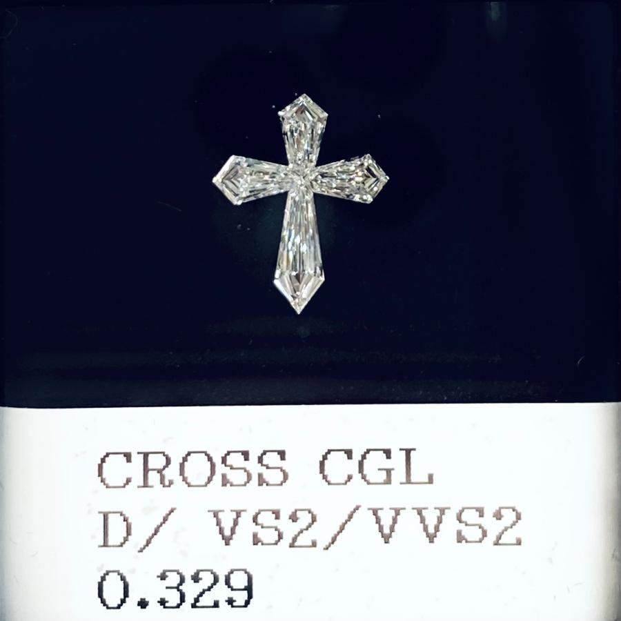 CROSS 十字架形ダイヤモンドセット 0.329ct 4PC/RT1417/CGL 