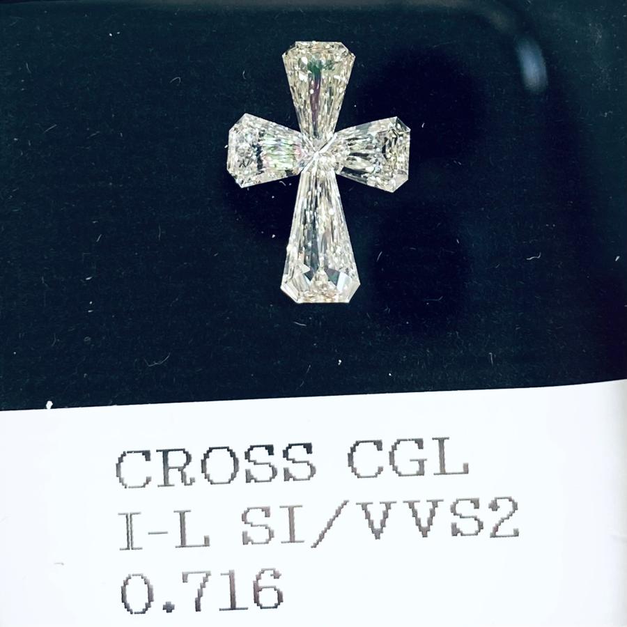 CROSS 十字架形ダイヤモンドセット 0.716ct 4PC/RT1424/CGL : rt1424 
