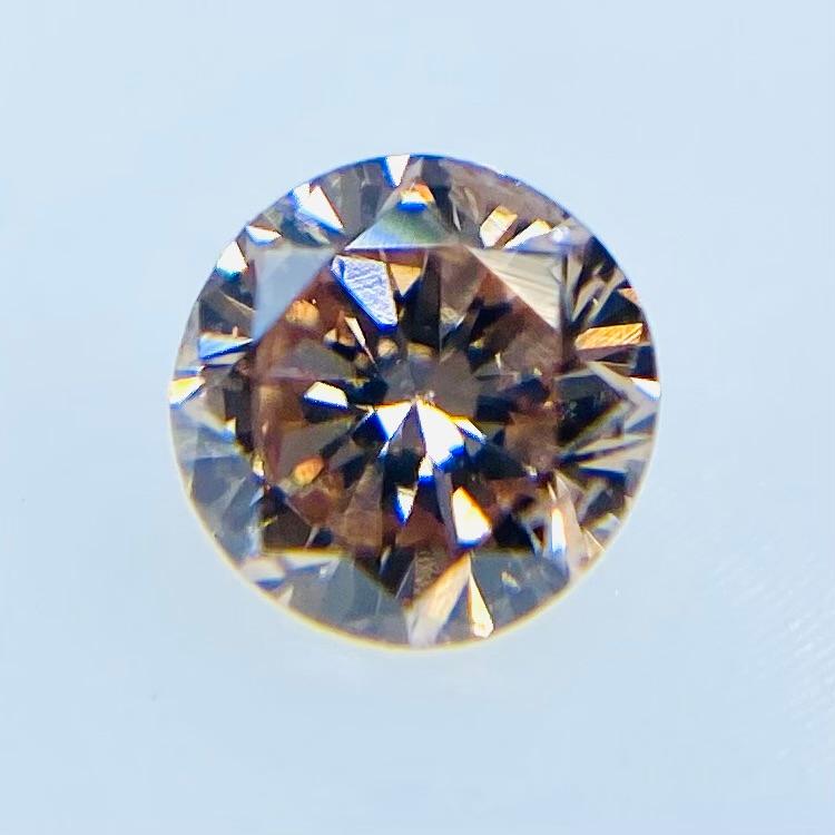 ほぼ未使用 FANCY ORANGY PINK 0.158ct RD/RT1645/CGL 【S2395690454】(86400円)