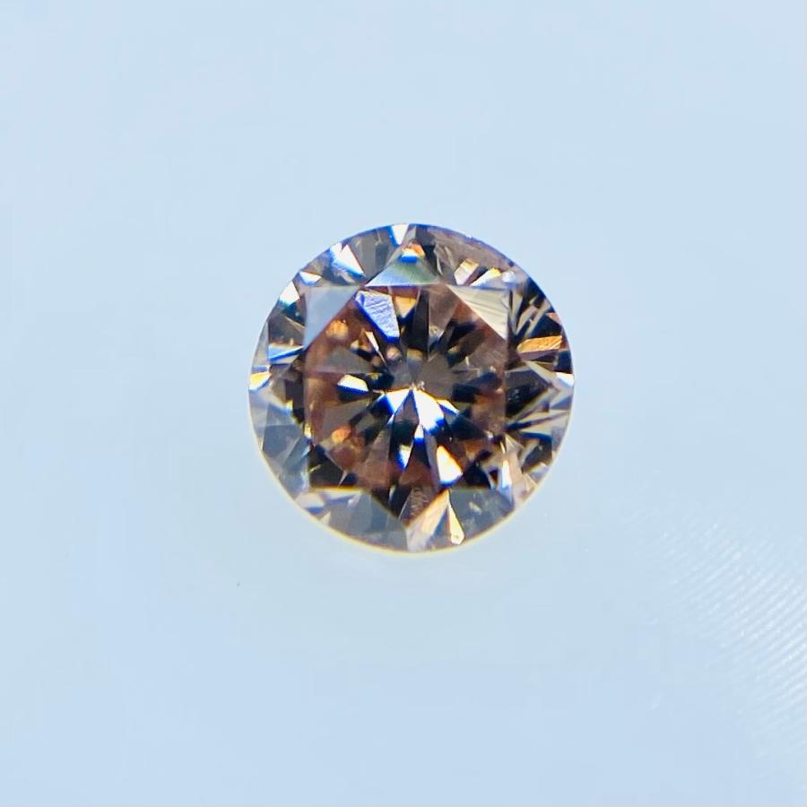 ほぼ未使用 FANCY ORANGY PINK 0.158ct RD/RT1645/CGL 【S2395690454】(86400円)