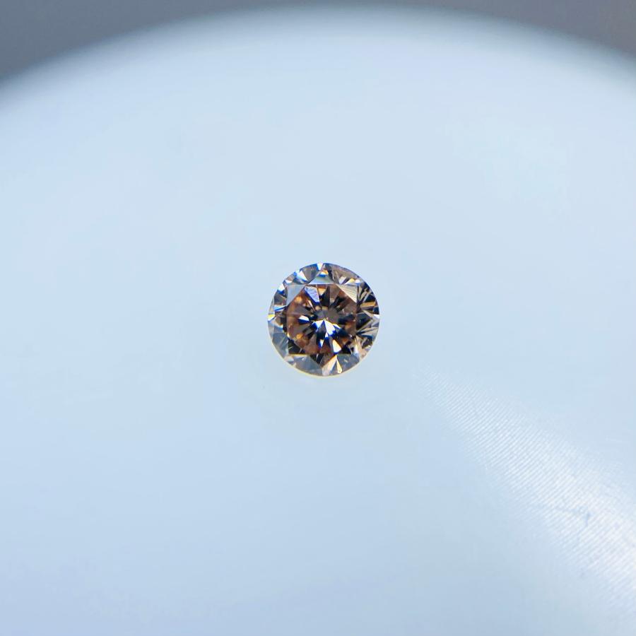 ほぼ未使用 FANCY ORANGY PINK 0.158ct RD/RT1645/CGL 【S2395690454】(86400円)