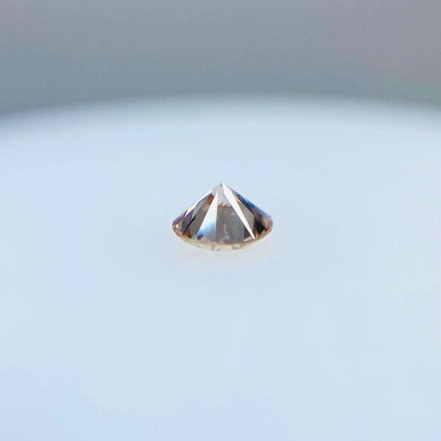 ほぼ未使用 FANCY ORANGY PINK 0.158ct RD/RT1645/CGL 【S2395690454】(86400円)