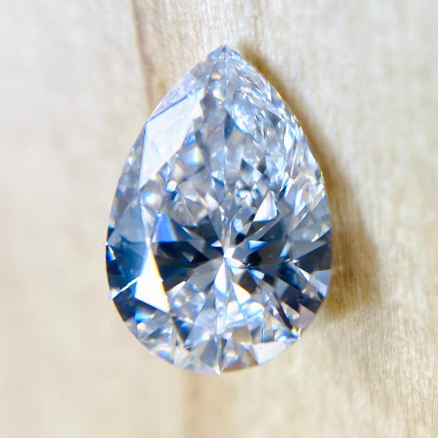 ファンシーカット/ペアシェイプ！ Dカラー IF/0.30ct/RT1748/GIA 