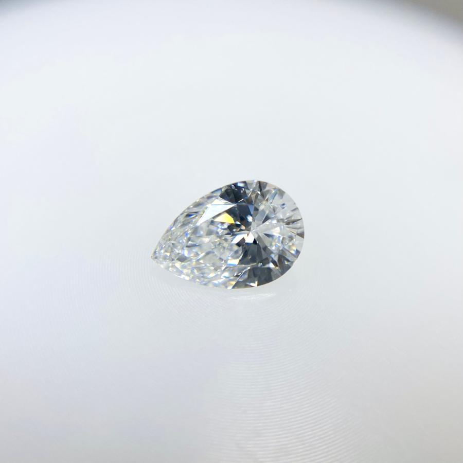 ファンシーカット/ペアシェイプ！ Dカラー IF/0.30ct/RT1748/GIA 
