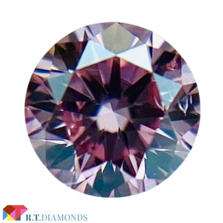 FANCY VIVID PINK 0.071ct RD/RT2239/CGL : rt2239 : RTDiamonds 