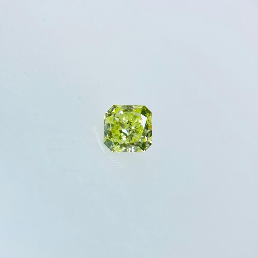 FANCY YELLOW GREEN 0.094ct SQ/RT2347/CGL : rt2347 : RTDiamonds 