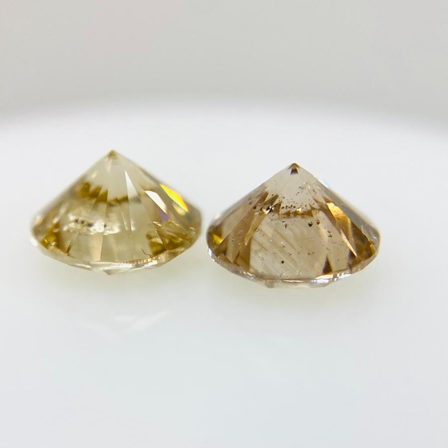FANCY LIGHT BROWN 1.114ct/1.168ct RD/RT2370/CGL : R.T.Diamonds 