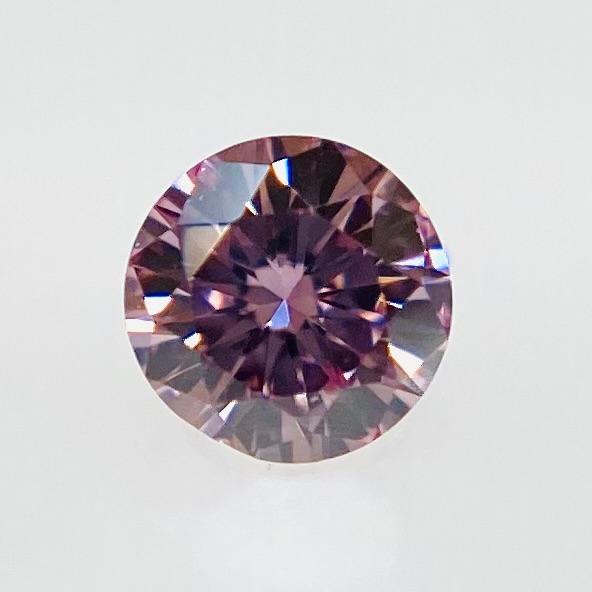 FANCY INTENSE PURPLISH PINK 0.069ct RD/RT2562/CGL : rt2562 
