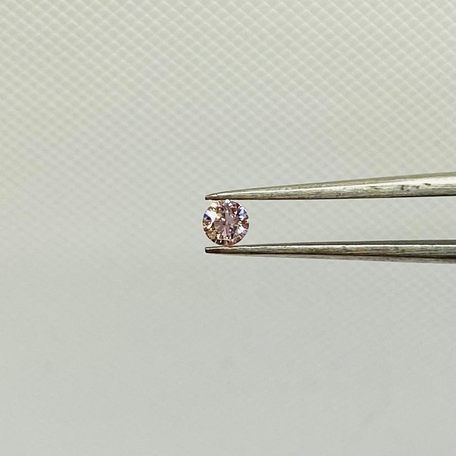 FANCY LIGHT PINK 0.079ct RD/RT2628/CGL : rt2628 : RTDiamonds 宝石 