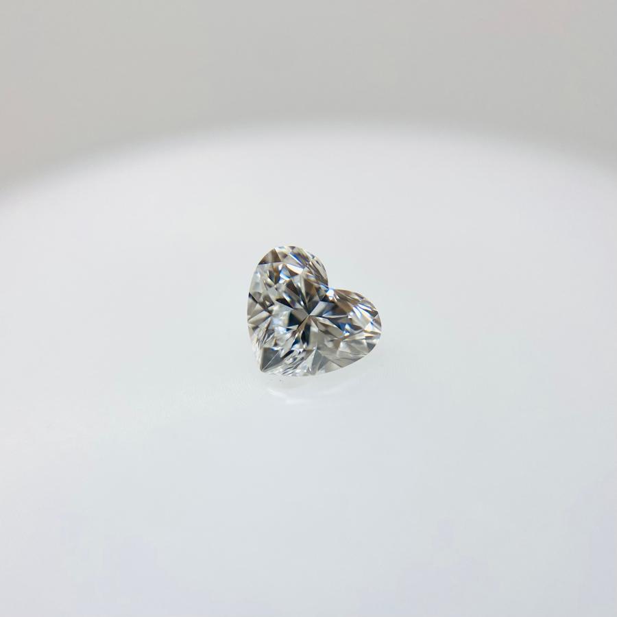 Dカラー VVS2 ハートシェイプ 0.354ct/RT2772/CGL/GIA ハートシェイプ 