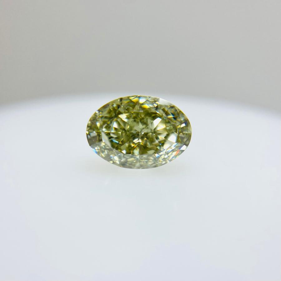 カメレオン！FANCY GRAYISH GREENISH YELLOW 1.29ct OV/RT2858/GIA 