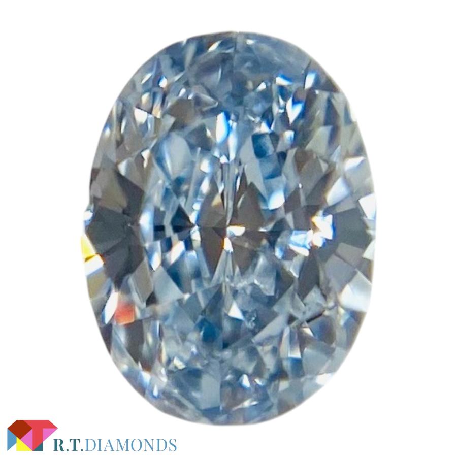FANCY INTENSE BLUE 天然ブルーダイヤモンド 0.135ct OV/RT3075/GIA/CGL | 