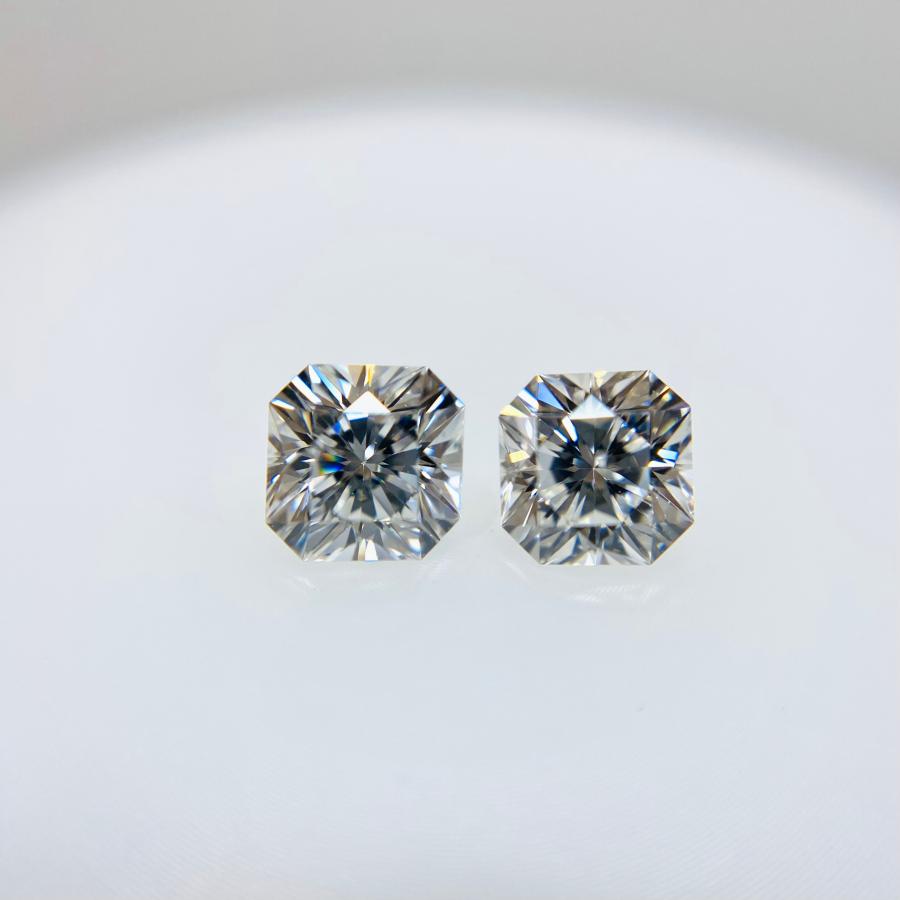 ラディアントカット！セット石！0.408ct/0.438ct RAD/RT3245/CGL_2