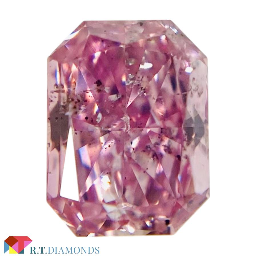 FANCY INTENSE PURPLISH PINK 0.444ct/RCT/RT3301/GIA/CGL | 