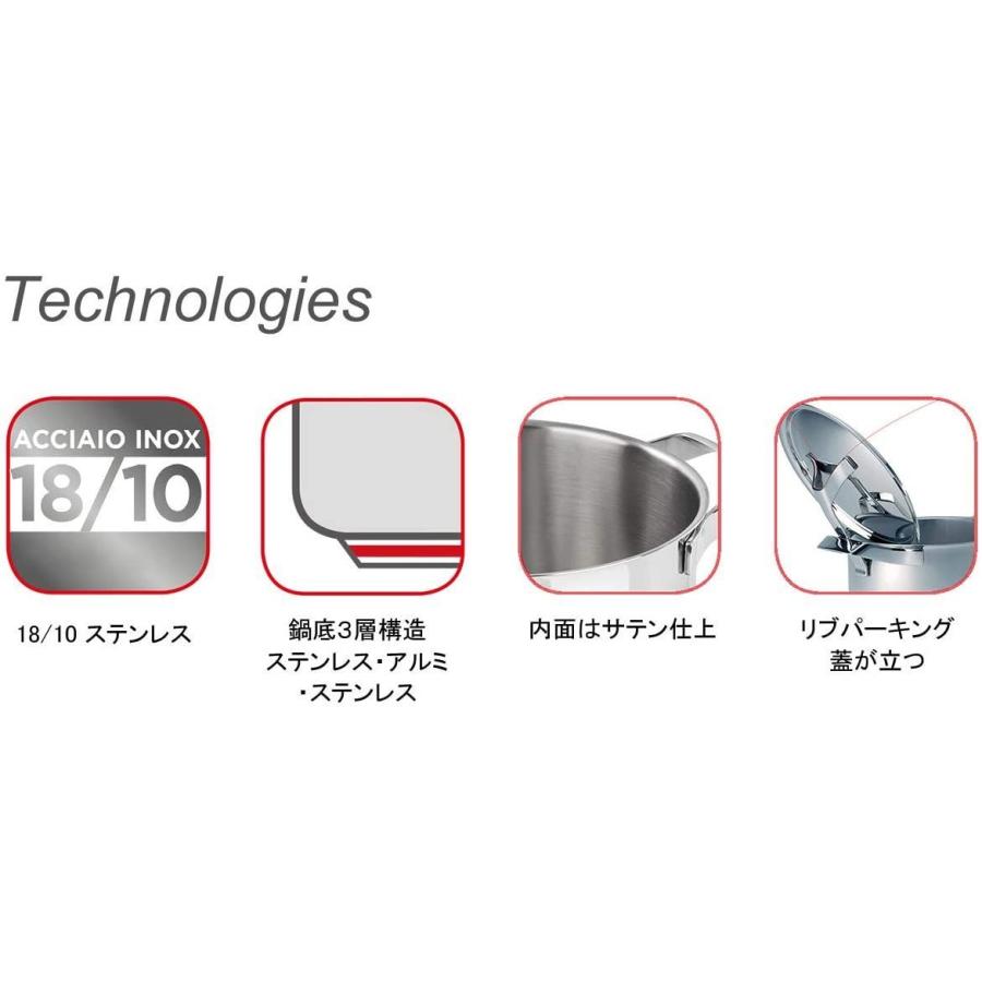 Barazzoni(バラゾーニ) パスタ鍋 ステンレス ?24×H11.5cm スチーマー/パスタストレーナー MY POT 1600160 24×H11 5cm バラゾーニ パスタ鍋 ステンレス スチーマー/パスタストレーナー MY POT サイズ
