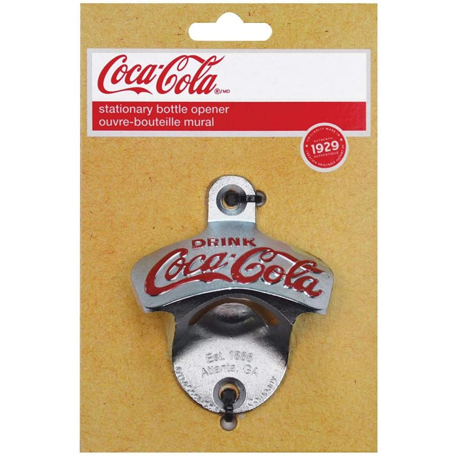 本物本物Coca Cola コカコーラ 壁付けボトルオープナー 栓抜き 並行