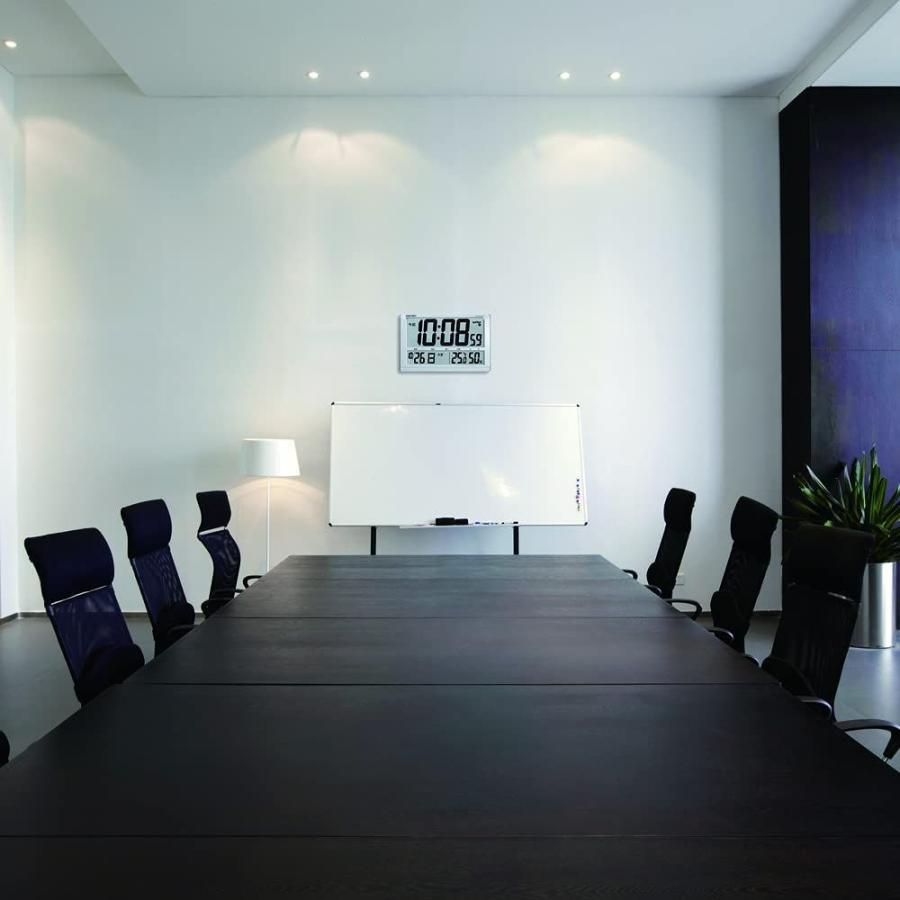 セイコー クロック 掛け時計 置き時計 兼用 電波 デジタル カレンダー 六曜 温度 湿度 表示 大型 銀色 メタリック SQ433S SE クロック 掛け時計 置き時計 兼用 電波 デジタル カレンダー 六曜 温度 湿度 表示 大型 銀色 メタリック SQ433S SE