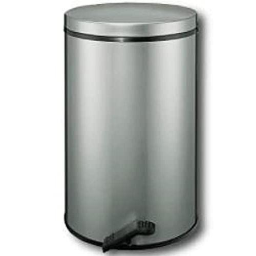 WESCO (ウェスコ) ペダル式ゴミ箱 メタリックシルバー サイズ:?31×H50cm ペダルビン25L 128 (メタルライナー) 12