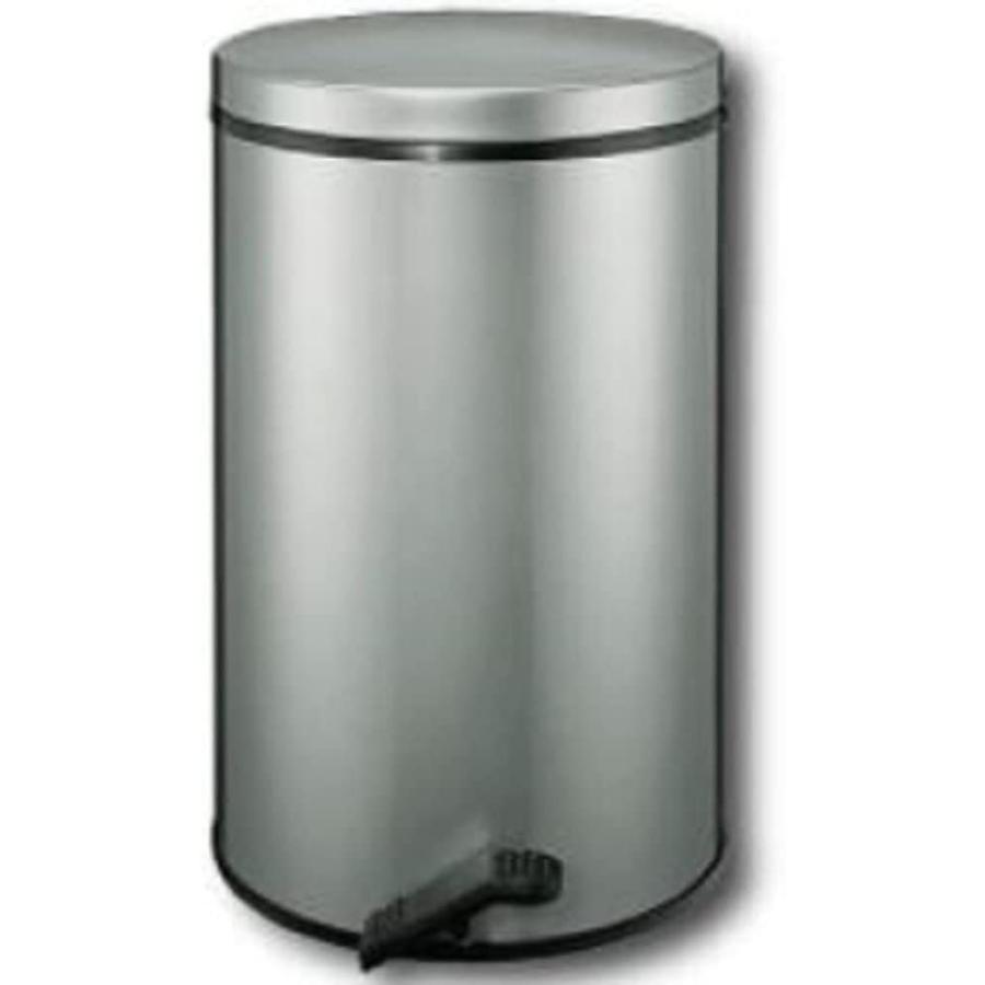 WESCO (ウェスコ) ペダル式ゴミ箱 メタリックシルバー サイズ:?31×H50cm ペダルビン25L 128 (メタルライナー) 12 サイズ 31×H50cm ウェスコ ペダル式ゴミ箱 メタリックシルバー ペダルビン25L メタルライナー スチール