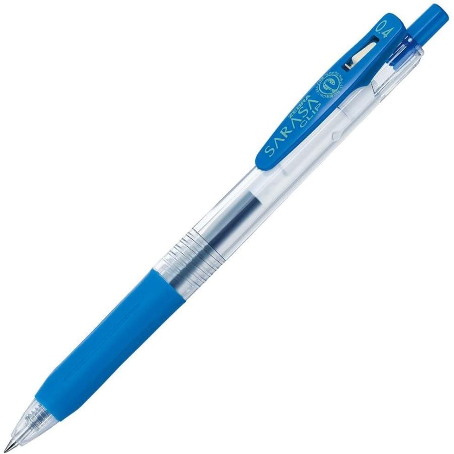 ゼブラ ジェルボールペン サラサクリップ 0.4 10色 JJS15-10CA 筆記用具