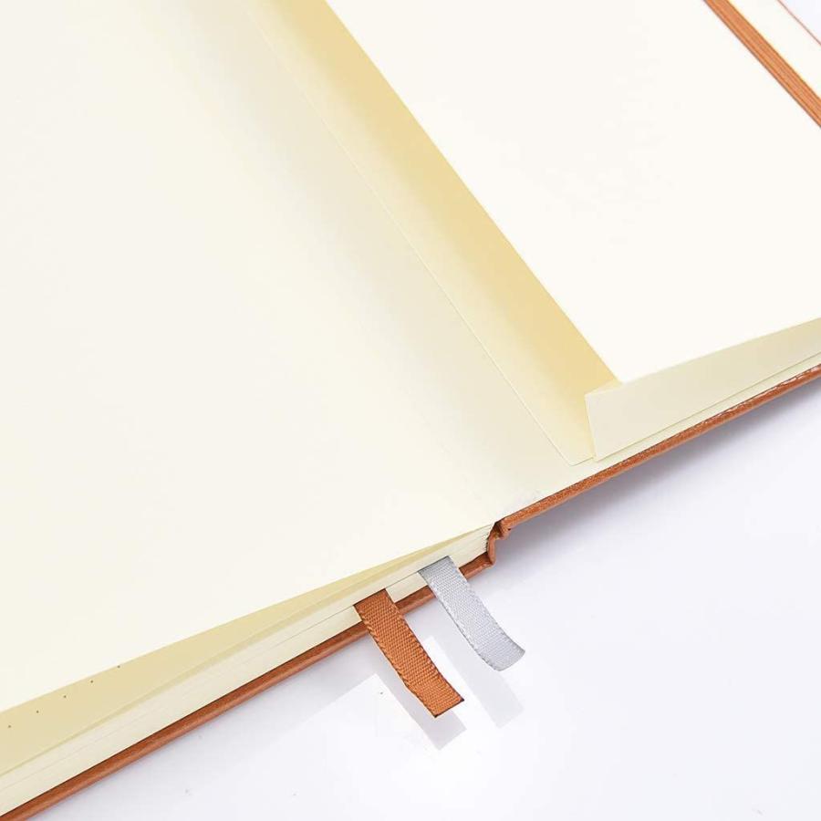 Guissi クラシックドットグリッド ブレットノートブック ジャーナル ドットハードカバー A5 プレミアム 100gsm 厚手 中性紙  手帳、日記、家計簿
