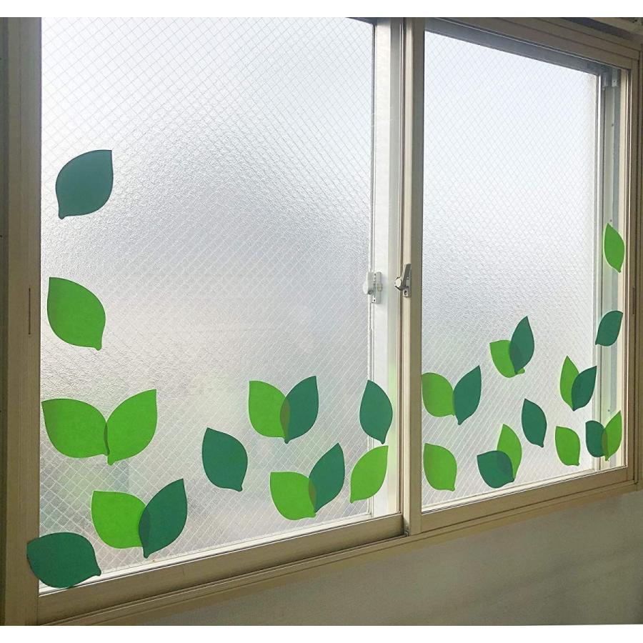 ディスプレイカード 葉っぱ 2色（濃い緑色明るい緑色） 各50枚入