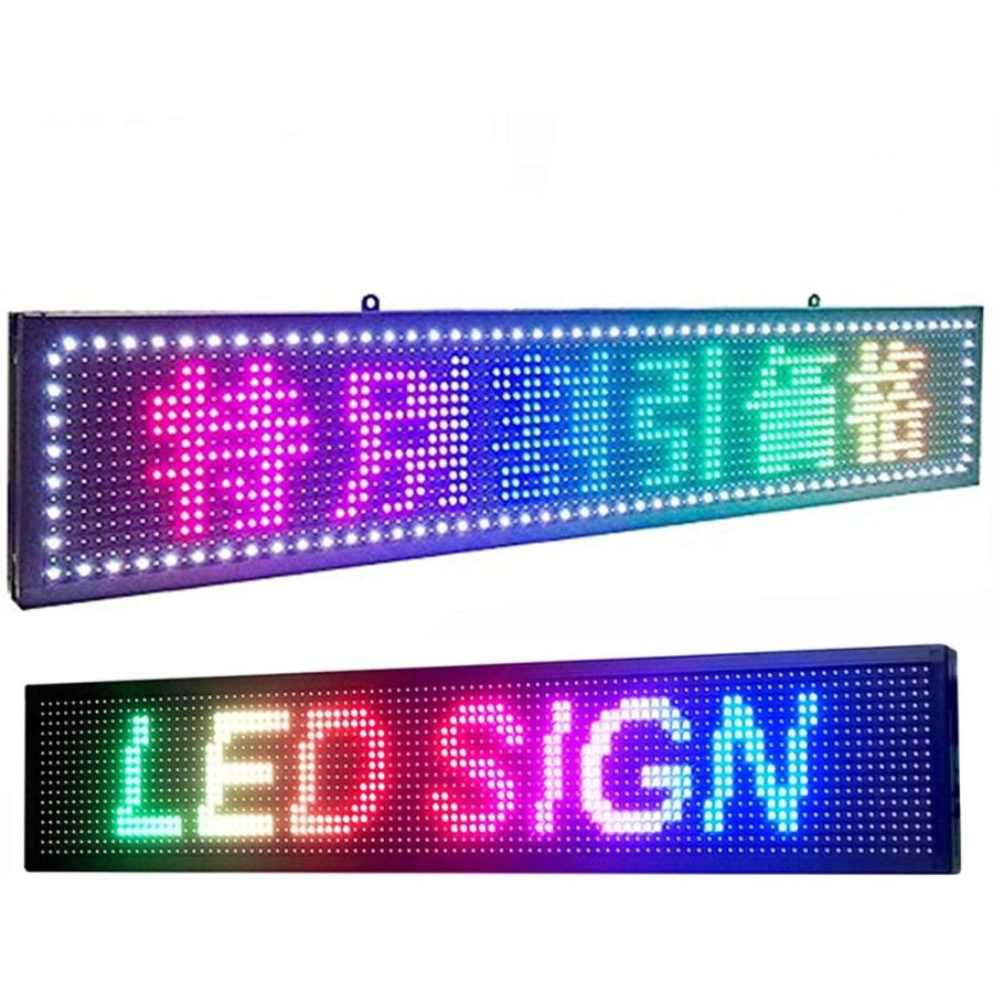 LEDボード 軽量 LED電光掲示板 100X20CM 店頭看板 LED表示機 屋 LEDボード 軽量 LED電光掲示板 100X20CM 店頭看板 LED表示機 屋
