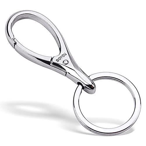 バイク キーホルダー 自転車 キーリング 車 キーチェーン カラビナ