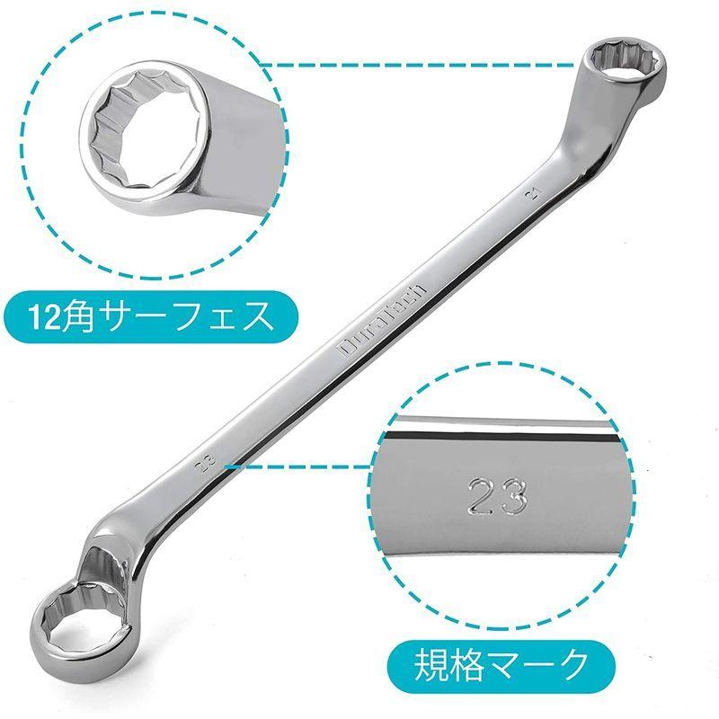 DURATECH メガネレンチセット ミリサイズ ディープオフセット