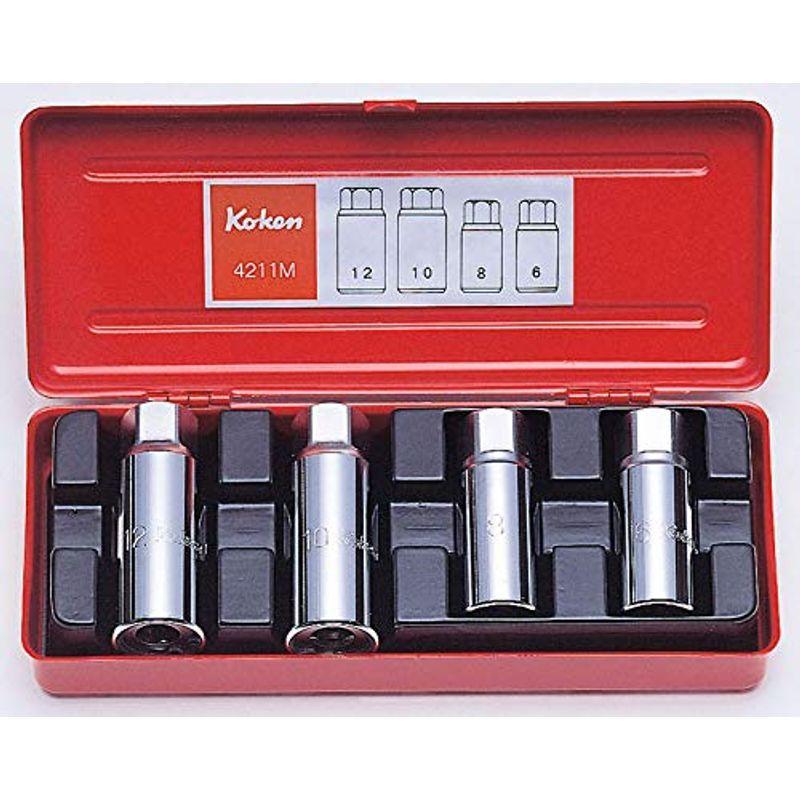 コーケン 1/2(12.7mm)SQ. スタッドボルト抜キ 4ヶ組 4211M