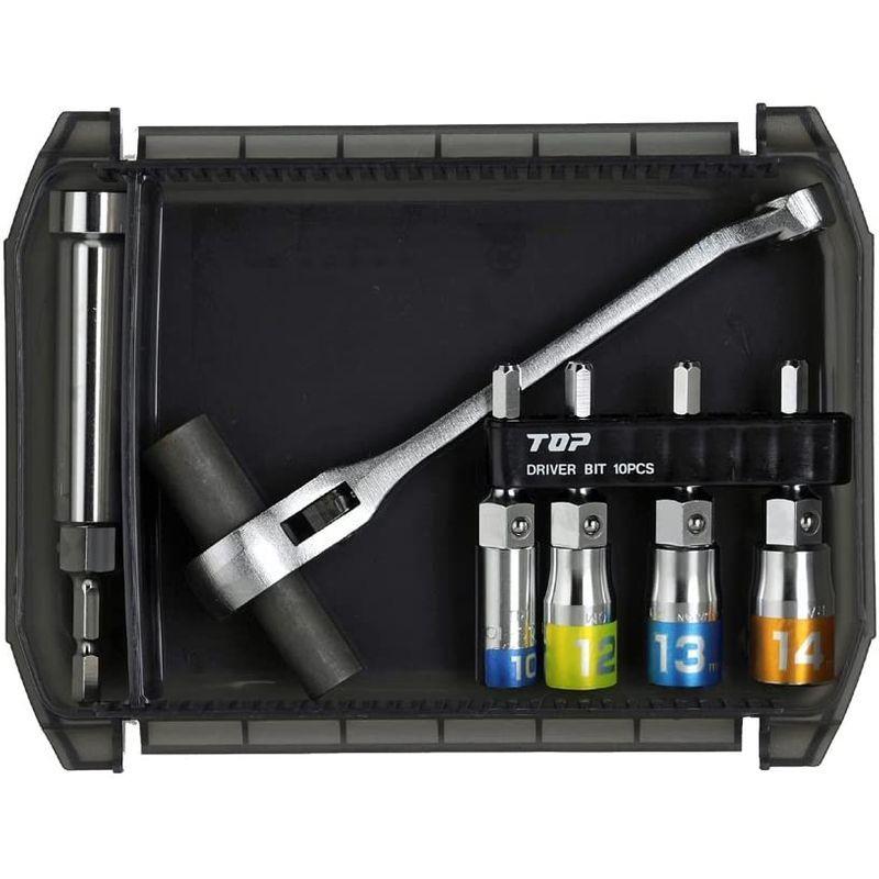 TOP 釣りバンドレンチ Amazon | トップ (TOP) 吊バンドレンチ 10x14㎜はラチェット 12