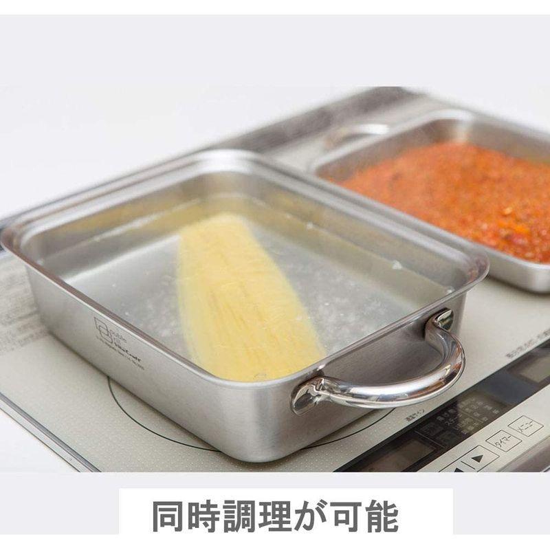 ビタクラフト 両手鍋 IH対応 ダブルグリル レシピ付き 3900 : Rtier