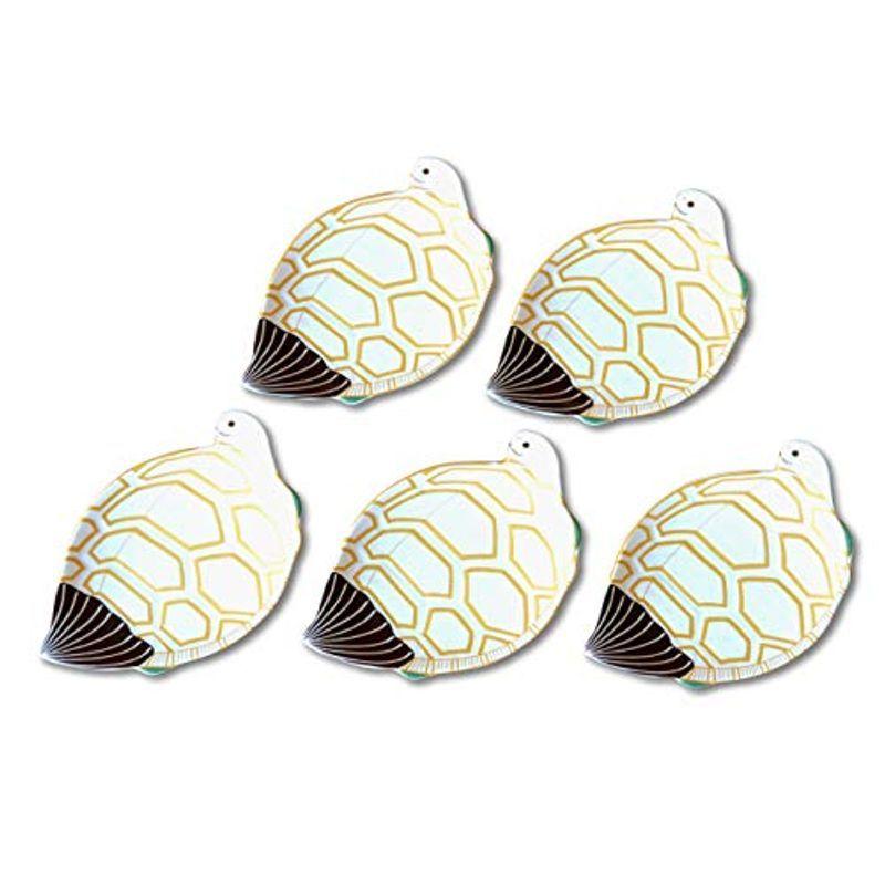 新品◇04荒川尚也 泡ガラスプレート 5枚セット 中皿 新品◇04荒川尚也